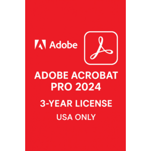 Adobe Acrobat Pro 2024 | Лицензия 3 года | США
