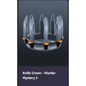 Roblox Ключ Knife Crown - Murder Mystery 2