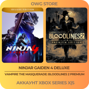 VAMPIRE: BLOODLINES 2 + NINJA GAIDEN 4 | XBOX АККАУНТ