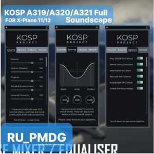 KOSP - A319 / A320 / A321 Full Sound for X-Plane11/12