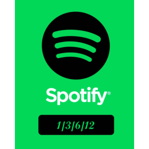 SPOTIFY ПРЕМИУМ 1-12 МЕСЯЦЕВ ИНДИВИДУАЛЬНЫЙ/ДУЭТ/СЕМЕЙ