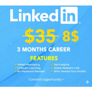 LinkedIn Premium Career – 3-месячная подписка