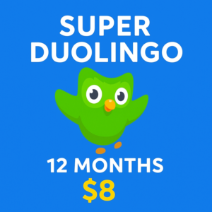 Super Duolingo – 12 месяцев (одно приглашение)