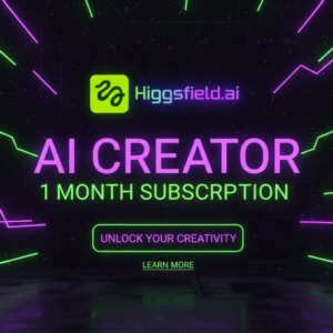 HIGGSFIELD AI CREATOR 1 МЕСЯЦ  SORA 2 VEO 3 WAN & MORE