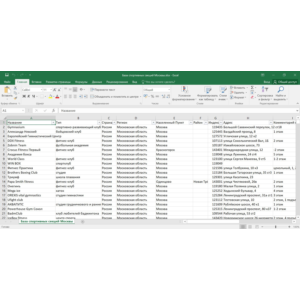 База спортивных секций Москвы