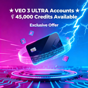 Veo3 ULTRA | Veo3 + FLOW | 45000 Credits | 1 MONTH