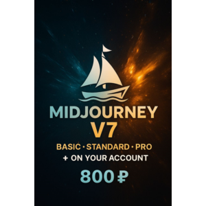 MIDJOURNEY ✅СТАНДАРТНЫЙ/БАЗОВЫЙ/МИНИ-ПЛАН✅ НА ВАШ АККАУ
