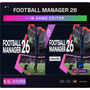 ❤️ Football Manager 26 + In Game Editor Steam Offline