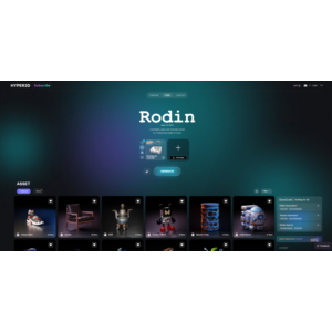 подписка на аккаунт создателя AI Rodin на 1 месяц