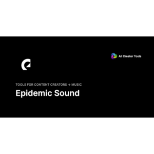 Epidemic Sound Personal Account subscription 1 month