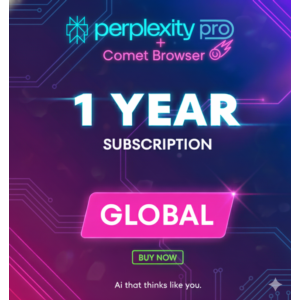 Perplexity AI Pro + Comet Browser — 1 год доступа