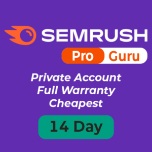 SEMRUSH | Тариф (Pro/Guru) 14 дней | Персональный аккау