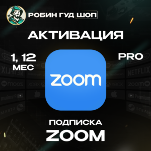 ZOOM PRO ПОДПИСКА 1/12 МЕСЯЦЕВ / РФ+МИР 100% ГАРАНТИЯ