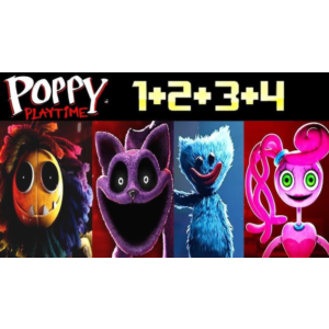 Poppy Playtime Chapter 1 + 2 + 3 + 4 FULL COLLECTION