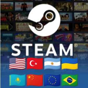 STEAM БАЛАНС США-TR-ARG-UAH-KZT-CNY-EU-IDR