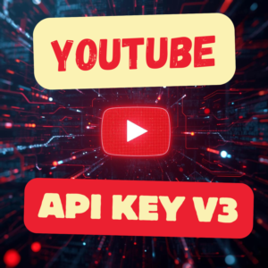 YouTube API KEY v3 ПРЕМИУМ качество