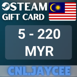 Steam Wallet Malaysia 5 - 220 MYR (подарочная карта)
