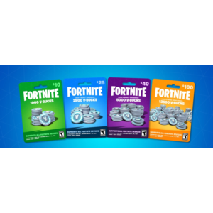 Fortnite V-Bucks 1000 - 2800 - 5000 - 13500