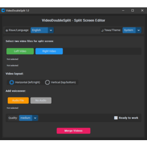 VideoDoubleSplit - Два видео одновременно в одном кадре