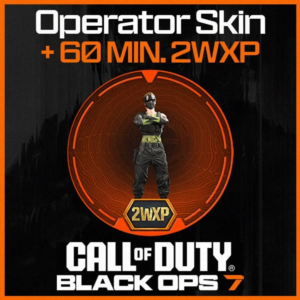 Raver Operator Skin + 60 min XP CoD Black Ops 7 GLOBAL