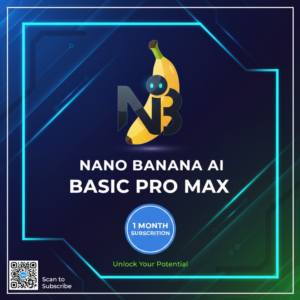 Подписка Nano Banana AI | Basic/Pro/Max на 1 месяц