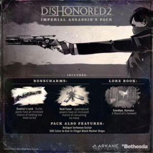 Dishonored 2 Assassins Pack PreOrder DLC Steam Key
