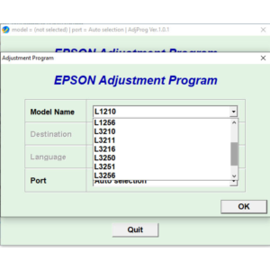 Epson Adjustment Program L3250