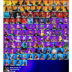 114 скинов • Gold Midas + Brutus • Take the ELF + Rage