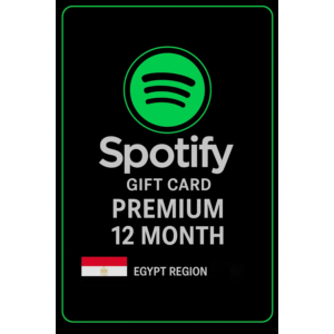 Spotify subscription Egypt - 12 Month Premium