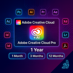 Adobe Creative Cloud Pro 1 / 3 / 12 | 1 год | 1 ТБ