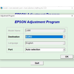 Epson L486 Adjustment Program