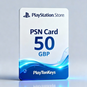 PSN Карта пополнения 50 GBP (Фунтов) Великобритания