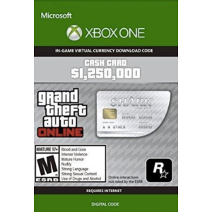 24/7 АВТО | GTA ONLINE White Shark Cash Card [Xbox]