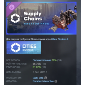 Cities: Skylines II - Creator Pack: Supply Chains STEAM