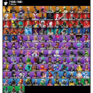 FN (ВСЕ ПЛАТФОРМЫ) | 135 скинов (13 платных) | 600 VB