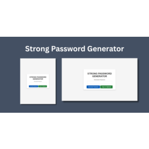 Генератор надежных паролей html css JavaScript