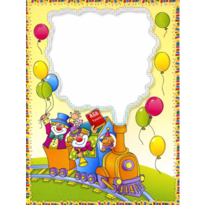 Детские фоторамки (PSD, комплект - 6 шт)