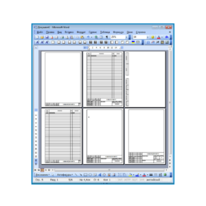 Шаблоны рамок и чертежные шрифты - комплект