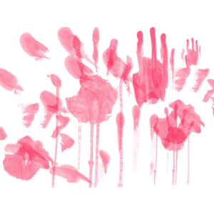 кисти Photoshop (фотошоп) кровавые отиски