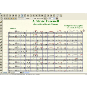 Прощание славянки. Партитура