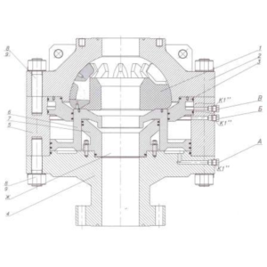 Сборочный чертеж ПУГа 350х35