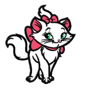 Машинная-Компьютерная Вышивка "Кошка"