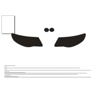 Автовыкройка защиты фар Volkswagen Touareg 2008