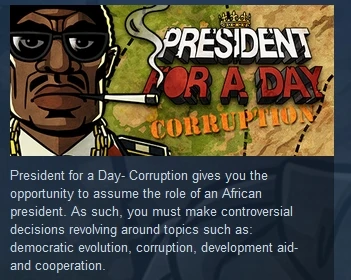 President for a Day Corruption STEAM KEY REGION FREE