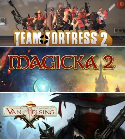 MAGICKA 2+VAN HELSING+TEAM FORTRESS 2