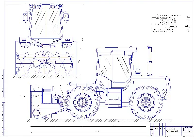Drawing, rotary snow plow