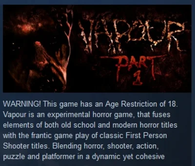 Vapour / Vapour: Part1 STEAM KEY REGION FREE GLOBAL