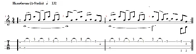 Unloved (A-Studio) - arranged for guitar