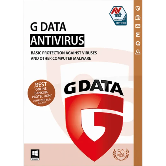 G Data Antivirus 2016 3 ПК 2 года + Подарок