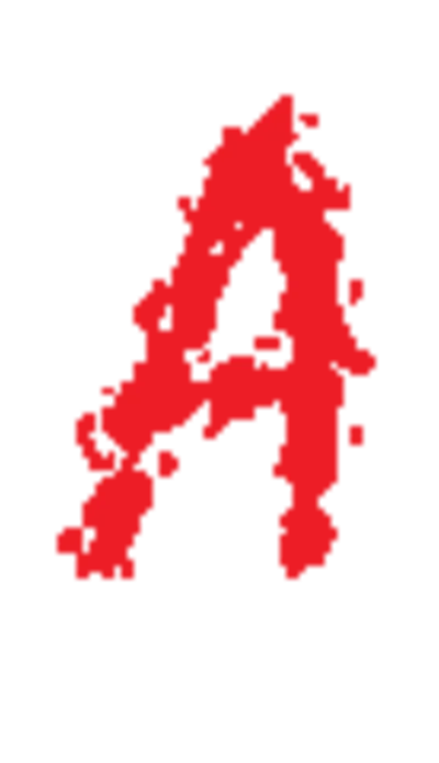 Анимированные огненные буквы русского алфавита